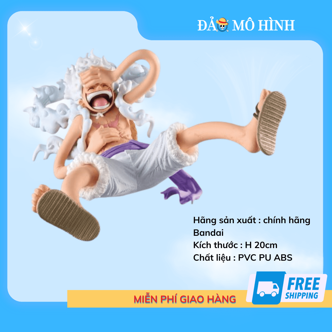 Mô hình One Piece KING OF ARTIST MONKEY.D.LUFFY GEAR5 III Chính hãng Bandai